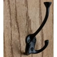 thumbnail image 3 of GlideRite 4-1/2 in. Large Tri Wall Coat Hooks, Matte Black, Pack of 25, 3 of 3