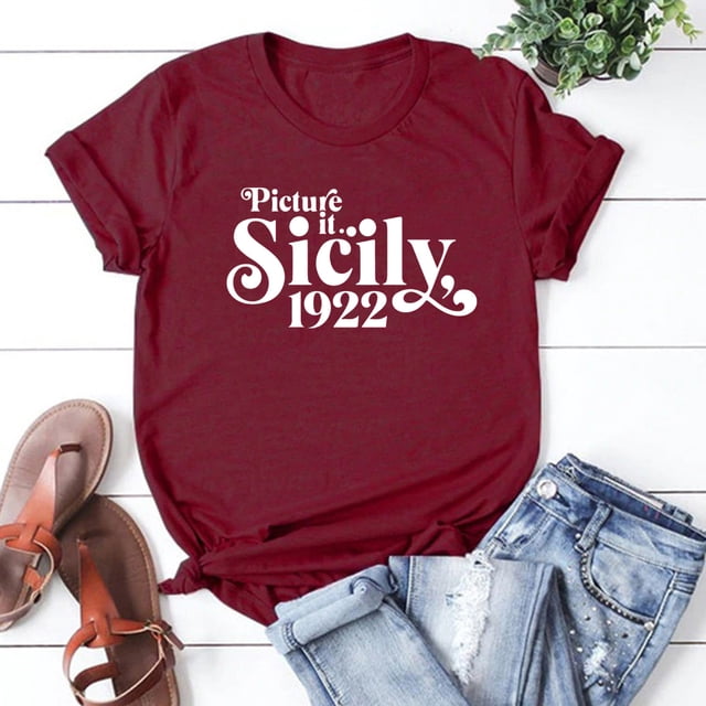 Picture It Sicily 1922 Shirt Golden Girls T-Shirt Retro 80'S