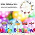 thumbnail image 2 of KALLORY Cake Toppers Paper Assorted Color For Children Birthday Party 10Pcs 4.7x2x0.08In, 2 of 10