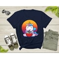 thumbnail image 4 of Unicorn Character Eating Japanese Ramen Noodle Retro Sunset T-Shirt Japanese Ramen Noodle Foodie Shirt Ramen Lover Gift Noodle Lover Gift, 4 of 8