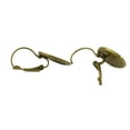 thumbnail image 3 of 12 piezas de de ambre de oreja de tón en pendiente de bisel para manualidades Bronce Zulema Pendiente en blanco, 3 of 6
