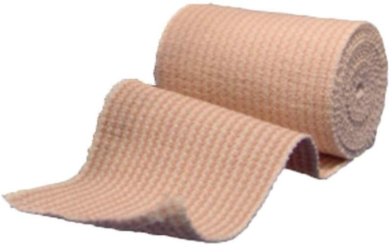 Elastic Bandages 4 inch x 5 Yard. Case of 50 Nonsterile Bandages with
