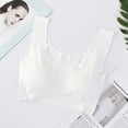 thumbnail image 3 of Sujetador de talla grande de seda de hielo Invisible sin costuras, sujetador de realce para mujer, lencería Sexy con cuello en U, almohadillas para sujetador, ropa interior Bralette, 3 of 5
