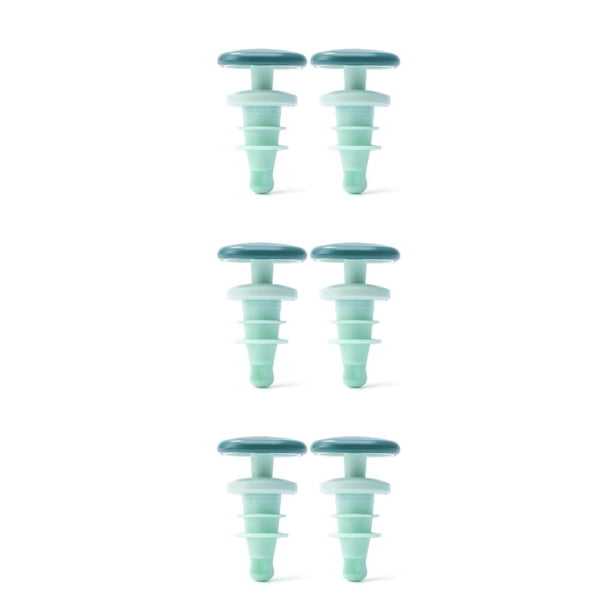 Yuarrent Conservador de vino tinto de silicona reutilizable para cocina, 2 piezas, botella hermética, tapón de café, tapa de viaje al vacío para Type4 NO4 Yuarrent CBP175842