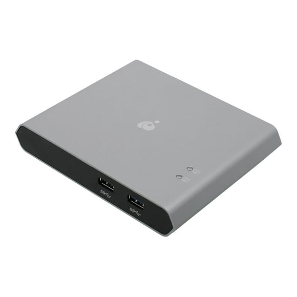 IOGEAR KVM 2 USB-C Interrupteur Ports avec Alimentation et Câble Complet - Access Pro - Interrupteur KVM - 2 x USB-C - Compatible TAA