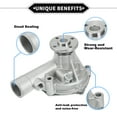 thumbnail image 3 of Unique Bargains Water Pump for Mitsubishi Forklift S4Q S4Q2 Engine with Gasket Kit, 3 of 6