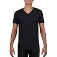 thumbnail image 4 of Gildan Mens Soft Style V-Neck Short Sleeve T-Shirt, 4 of 5