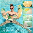 thumbnail image 2 of Miwamany Thick Inflatable Half Arc Fruit Swim Float, C Shape Water Tube Ring for Pool Lake Beach, Soft Buoyant Summer Pool Floatie for Teens Adults Kids Outdoor Water Floating Gear (29.5x19.7in), 2 of 6