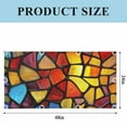 thumbnail image 3 of Blue Red Yellow Fluorescent Light Covers, Modern Colored Rainbow Stained Glass Magnetic Light Covers for Ceiling Lights, Fluorescent Ceiling Shade Filters for Classroom Bedroom Office 4x2Ft x 4PCS, 3 of 8