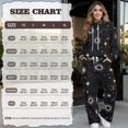 thumbnail image 7 of Xixirimido Cocmic Moon Stars Starry Night Print Women's Sweatsuits 2 Piece Outfit Fall Fashion Airport Lounge Sets Long Sleeve Sweatshirt Wide Leg Sweatpants Plus Size Tracksuit, X-Small, 7 of 7