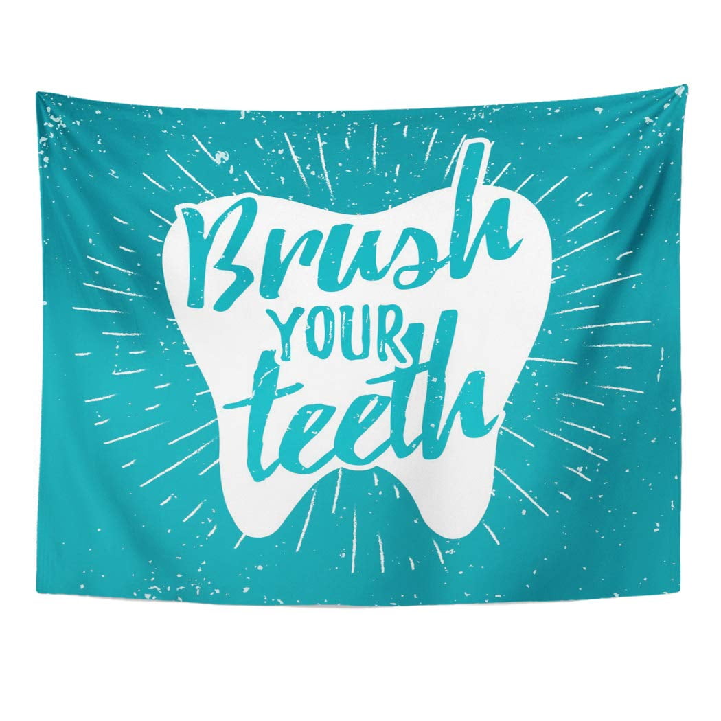 ZEALGNED Dental Care Motivation Saying Dentist Day and Tooth Effect