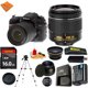 thumbnail image 1 of Cámara Réflex Digital NIKON D7200 DX + 18-55 Mm AF-P VR + Tarjeta de Memoria de 16 Gb + Gran Angular + Teleobjetivo, 1 of 1