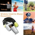 thumbnail image 5 of 3 Pcs High Quality Stainless Steel Whistle Ball Game Referee Game Cheer Whistle, 5 of 5