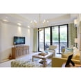 thumbnail image 2 of Indoor Home Decorative Midcentury Modern Enzo 6 Light Brass Pendant, 2 of 7