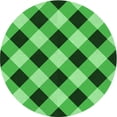 thumbnail image 1 of Ahgly Company Indoor Round Patterned Green Area Rugs, 6' Round, 1 of 6
