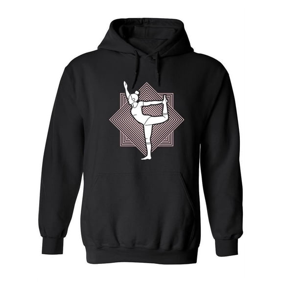 Practicing Yoga Hoodie Women -Image by Shutterstock, Female x-Large