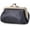 Black, variant on Genuine Leather Clutch Bag for Women Kiss Lock Wallet Retro Coin Purse Coin Organizer Cute Purse