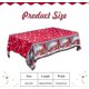 thumbnail image 2 of Christmas Tablecloth, 180 X 150cm Rectangular Christmas Tablecloths Red Christmas Table Cover Dining Table Cloth, Large Washable Christmas Dinner Tabl, 2 of 5