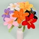 thumbnail image 2 of Tulipán de ganchillo con tallo y hoja, adorno floral de hilo para tejer a mano, regalo para el Día de la Madre, cumpleaños y Navidad., 2 of 8