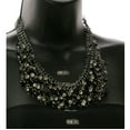 thumbnail image 3 of Mi Amore Adjustable Layered-Necklace Silver-Tone/Black, 3 of 3