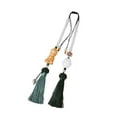 thumbnail image 4 of Espejo retrovisor colgante, accesorios para coche, adorno colgante para coche, Feng Shui, verde oscuro, 4 of 9