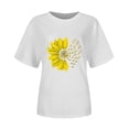 thumbnail image 4 of Yubnlvae Plus Size Workout T-Shirts for Women - Trendy 2025 Gym & Yoga Athletic Tops (Quick-Dry, Moisture-Wicking) White 3XL, 4 of 6