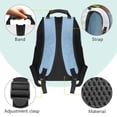 thumbnail image 5 of Yspwyqan Blue Axolotl Heart Backpack Set With Lunch Box Pencil Case Girls, 4Pcs 17 Inch School Backpack Fits 13 Inch Laptop, Large Capacity Adjustable Straps for Middle High School, 5 of 7