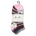 thumbnail image 2 of 20 Pairs Alexa Rose Women's Fashion No Show/Low cut Fun Socks Value Pack (Style 1), 2 of 4