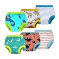 thumbnail image 1 of BIG ELEPHANT Pantalones de Entrenamiento para Ir Al Baño para Bebés, Ropa Interior de Entrenamiento de Color Sólido para Niños Pequeños, 5-6 Años, 1 of 9