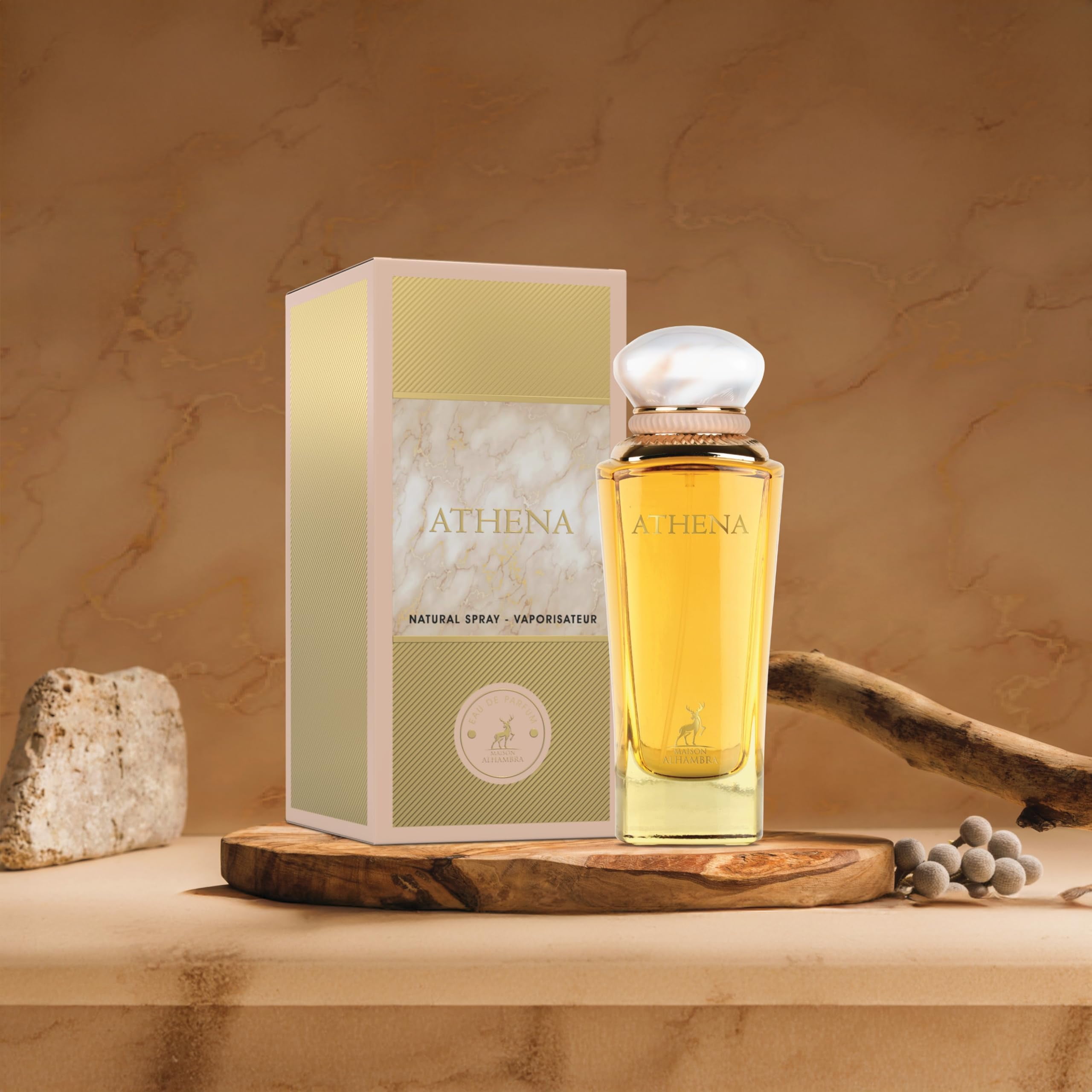 Maison Alhambra Athena EDP Spray, Floral Woody Musk, Ladies