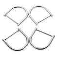 thumbnail image 6 of PENIKOKO 4Pcs Small D Ring for key Zinc Alloy Secure Connection for Professional Bag Makers, 6 of 8