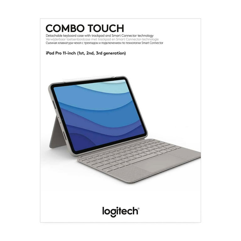 Logitech Combo Touch Backlit Keyboard Case for 11