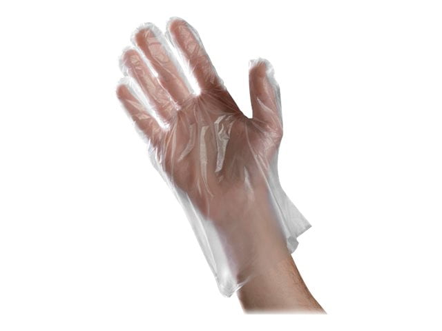 Ambitex P6505 Series Disposable Synthetic Polyethylene Gloves 500 Pk Size Large 
