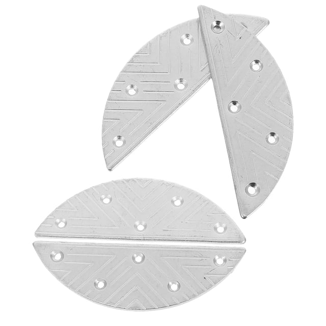unbranded 2 Pares Almohadillas De Reparación Para En Metal Plata Con Amortiguación Cómoda