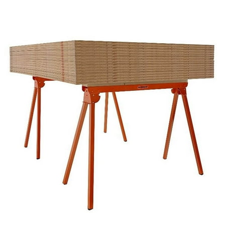 Bora Tool Portamate Heavy Duty Steel Folding Locking Portable Sawhorse (4 Pack)