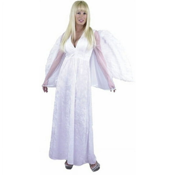 Feathered Angel Costume Wings W/ Tinsel