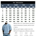 thumbnail image 3 of Domuza Waffle Shirts for Men Quarter Zip Pullover Casual Short Sleeve Stand Collar Tshirts 2026 New Fashion Comfy Slim Fit Top Gray M, 3 of 5