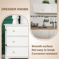 thumbnail image 7 of Uxcell Cabinet Knobs Modern Round Drawer Pulls Zinc Alloy Furniture Handle for Closet Dresser Cupboard Kitchen Bedroom Bathroom 2 Gold, 7 of 7