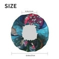thumbnail image 6 of Disketp Fantasy Mushrooms Shower Caps,Reusable Shower Cap For Women, Double Layer Waterproof Hair Cap, Large Size For All Hair Lengths,For Girls Spa Home Salon Use, 6 of 9