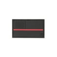 thumbnail image 1 of Drapeau Américain Patch&44; Petit - Pompier Mince Ligne Rouge, 1 of 1