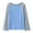Light Blue-a, variant on Otqutp Little Girls Casual Long Sleeve Lightweight Patchwork T Shirts Crewneck Tunic Tops Kids Teen Color Block Tee Blouses Autumn Clothes(Light Blue-a,4-5 Years)