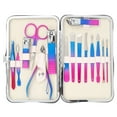 thumbnail image 2 of Nail Clippers Kit Manicure Pliers Kit 18pcs Stainless Steel Nail Scissors Grooming Kit Nail Care Toenail Clippers Nail Cutter Nail File Sharp Nail Scissors, 2 of 9
