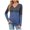 Navy, variant on Trendy Tops for Women 2024 Work Clearance Tops for Women Long Sleeve Summer V Neck Casual Tops Regular Blouse Tops