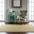 thumbnail image 5 of Linon Trio Geo Hand Tufted Polyester 5'x7' Rug in Yellow, 5 of 5
