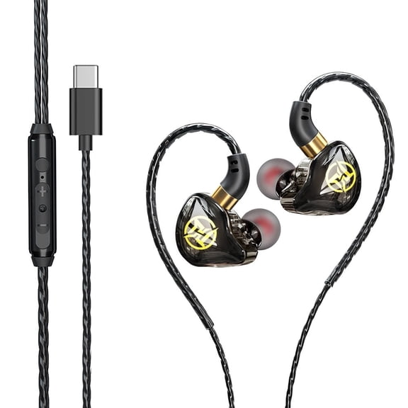 USB C Headphones for iPhone 17 16 15, Wired Headphones USB C with with Microphone & Remote Control Noise Cancelling for iPhone 17 16 15 Pro Max, iPad Pro, Galaxy S25 S24 S23 Ultra, Pixel 9 8 7