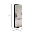 thumbnail image 3 of Napoles 3 Piece Bedroom Set, Leto Shoe Rack + Napoles Nightstand + Napoles Nightstand, Black, 3 of 6