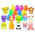 thumbnail image 3 of 2/1 Sets Prefilled Easter Theme Party Eggs with Toys Inside Basket Stuffers Egg Fillers Easter Egg Hunt Rabbit Classroom Prize Prefilled Easter Eggs with Rubber Toys, 3 of 8