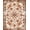 Rust Orange Cream, Pattern 9, variant on ODIKA 8'x10' Washable Area Rug Non-Shedding, Easy Care, Vintage Boho Distressed Retro Border Textured Pile for King Size Bedroom Under Bed, Master Suite