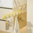 thumbnail image 4 of Suction Cup Hooks For Hanging Towels Bathroom Wall Mounted Telescopic Storage Rack With Adhesive Mount 10 in Max Extension, 4 of 4