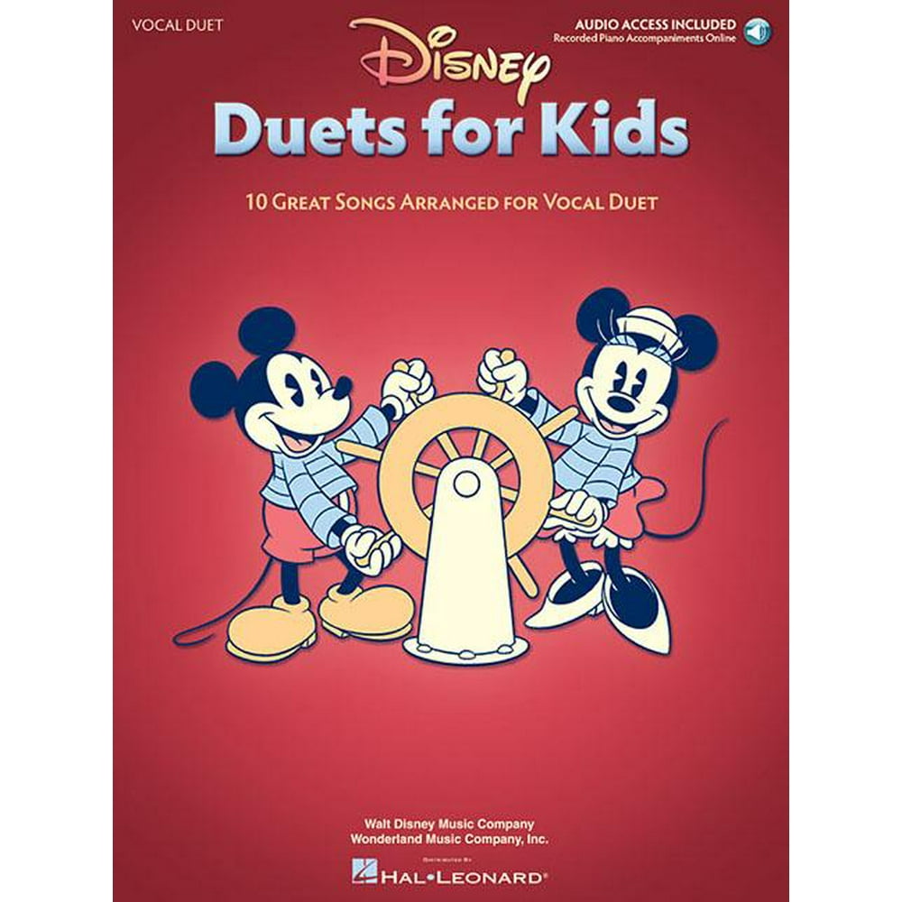 Disney Duets for Kids 10 Great Songs Arranged for Vocal Duet